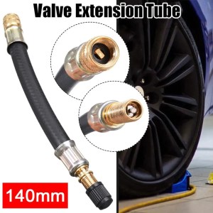 Steel Extended Silicone Nozzle Scooters Valve Nozzle Inflator Parts Automotive Pump Air Adapter Tire Tools Skateb M8I3