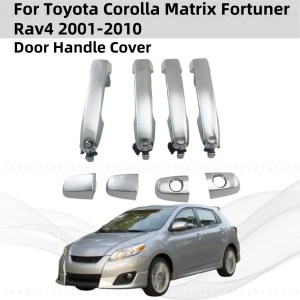 Car ABS Chrome Accessories Plated Door Handle Cover Replacement of parts For Toyota Corolla Matrix Fortuner Rav4 2001 - 2010