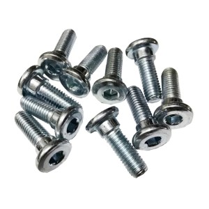 10 Pieces M8 x 20mm Motorcycle Brake Disc Rotor Mount Screws Bolts Lightweight & Anti-rust Corrosion Resistance