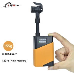 120PSI Mini Bike Electric Air Pump Schrader Presta & Clik Valve MTB Rechargeable Compressor Portable Pocket Tire Inflator Pump